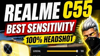 🔥 One Tap Headshot Sensitivity For Realme          C55 🔥