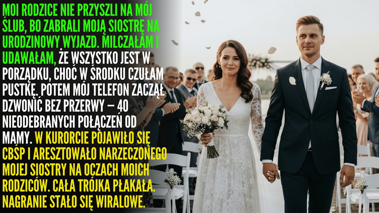 Muzyka wciąż grała, gdy moja siostra uderzyła mnie w twarz na jej własnym weselu. Setki gości zamarło, ale nikt nie powiedział ani słowa. Nie krzyczałam, nie płakałam, tylko położyłam bukiet na...