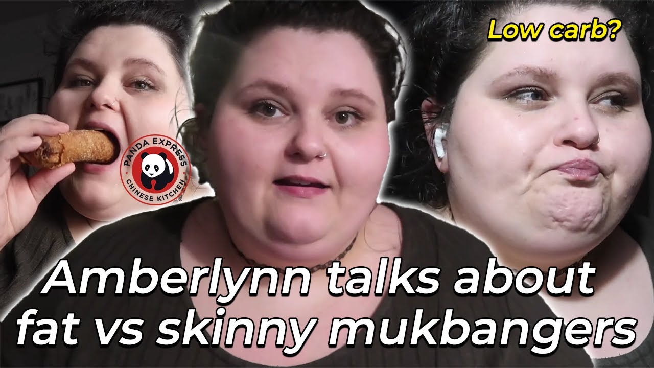 Amberlynn talks about fat vs skinny mukbangers & eats Panda Express