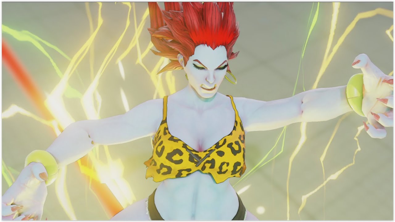 STREET FIGHTER V CE - FEMALE BLANKA vs KIMONO KARIN - SF5 PC MODS - RANKED MATCH