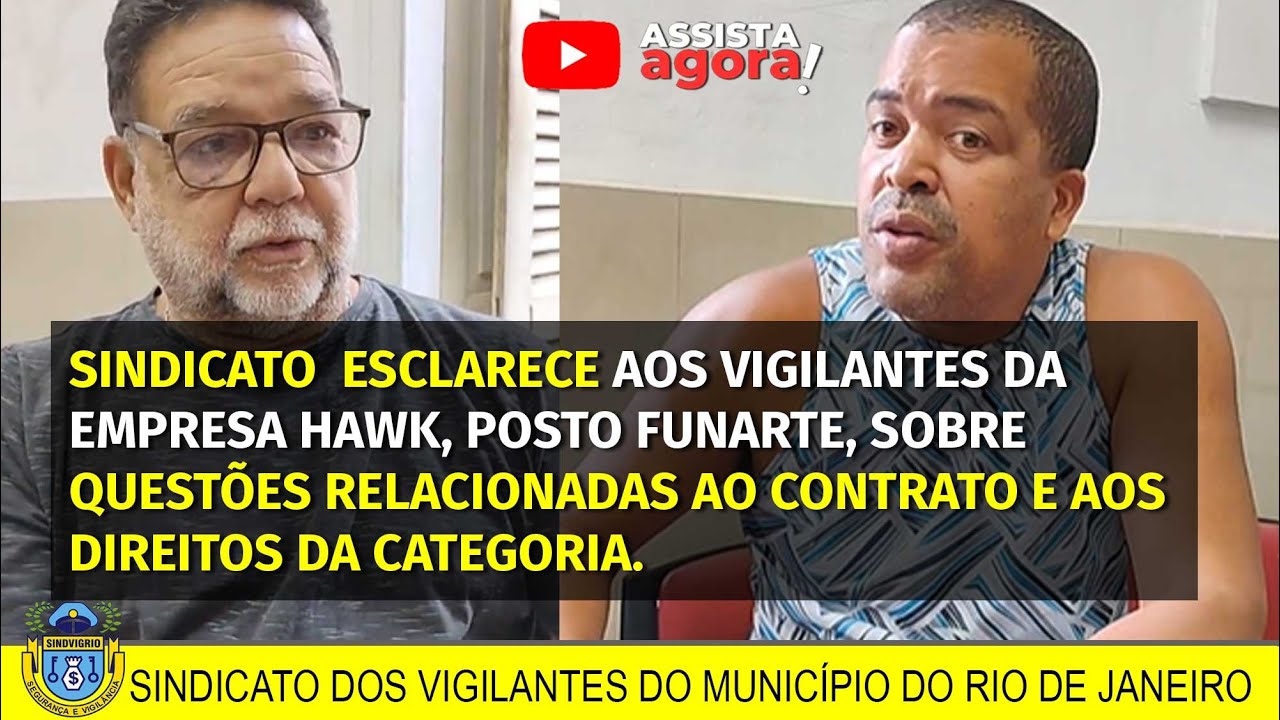 INFORME PARA OS VIGILANTES DA HAWK CONTRATO FUNART