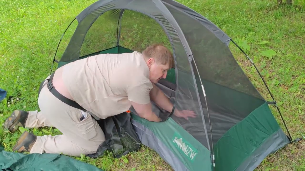 Обзор-тестирование одноместных китайских палаток Blackdeer Archeos 1pro v.2 и BZW