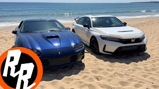 Playing with cars - FL5 Type R and Catfish Camaro. (Oil change, ZL1 Stone guards, and update)