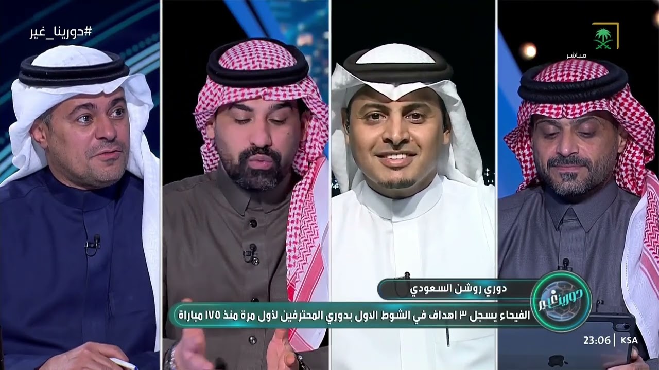 #دورينا_غير مع خالد الشنيف وضيوفه خالد العطوي , أحمد عطيف , سلطان اللحياني , عبدالله القحطاني .