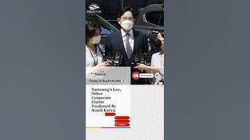 Thumbnail of Samsung's Lee, Other Corporate Giants Pardoned By South Korea. #samsung #SHORTS