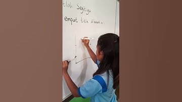 Membuat segitiga dari 4 titik, kelas 4