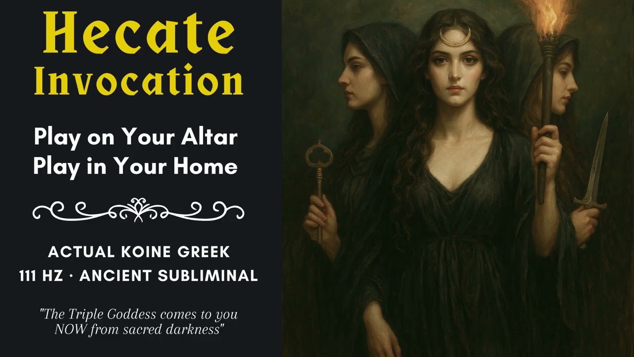 CALL HECATE IN HER OWN TONGUE — Hecate the Triple Goddess Invocation — Meditation Music — Song Chant