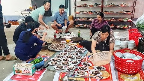 Mùi Khói Bếp I Bữa Cỗ Đám Cưới Lòng Lợn Tiết Canh Của Nông Dân Quê Nhà