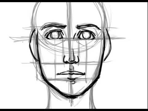 How To Draw A Basic Manga Boy Head (Front View) 09/2023