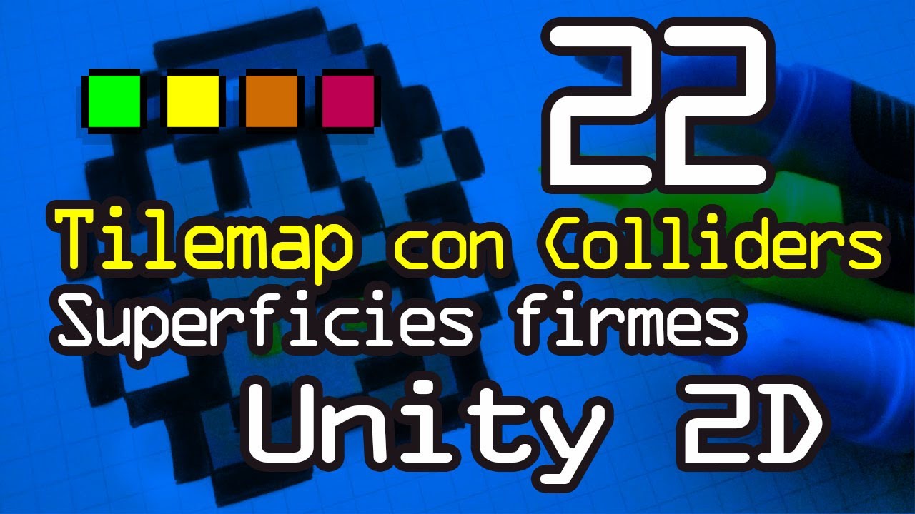 22 - Agrega Colliders a tus Tilemaps Unity 2D Superficies firmes - YouTube