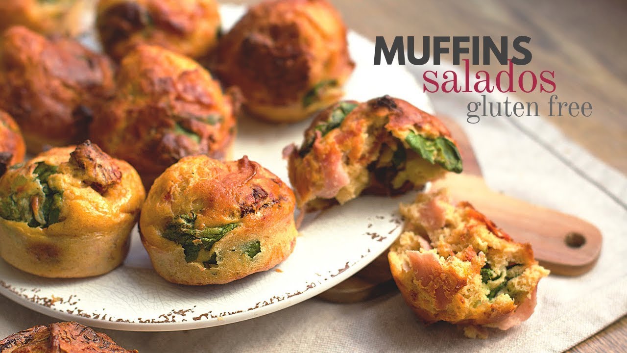 Muffins salados #GluteFree receta fit (sin harinas)
