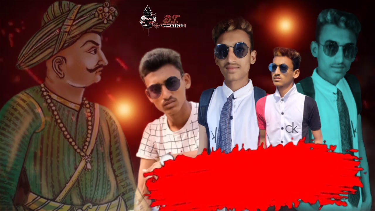 Tipu Sultan photo banner background video Shiv jayanti - YouTube