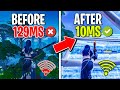 HOW TO GET LOWER PING IN FORTNITE CHAPTER 4 SEASON 3! (Best Way to Get 0 Ping)