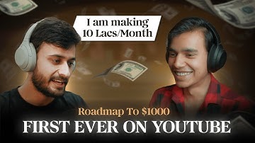 $0 to $1000 Roadmap for Beginner Video Editors with @aasil_khan_  (Hindi)