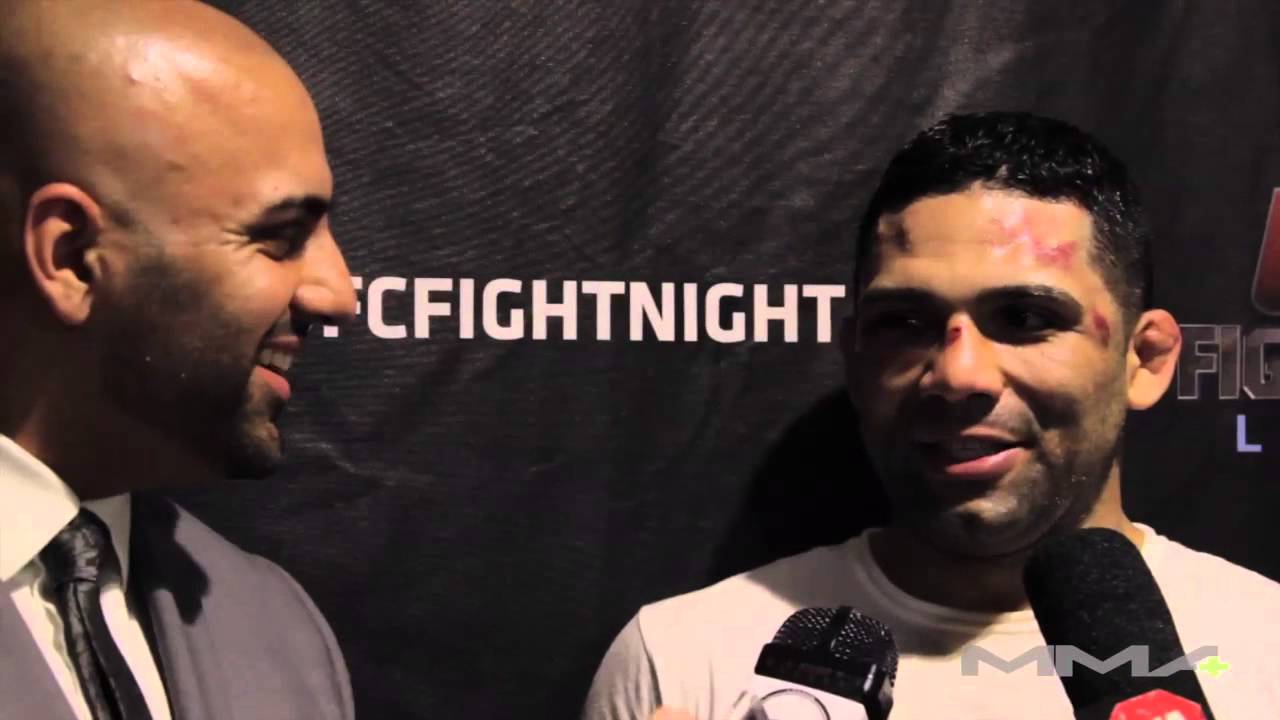 UFC Fight Night 37 Claudio da Silva Post Fight Interview - YouTube