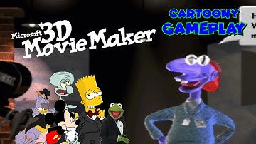 Cartoony Gameplay: Microsoft 3D Movie Maker