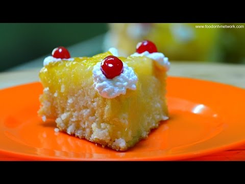 Pineapple Upside Down Cake | Indian Cake Recipe with a twist