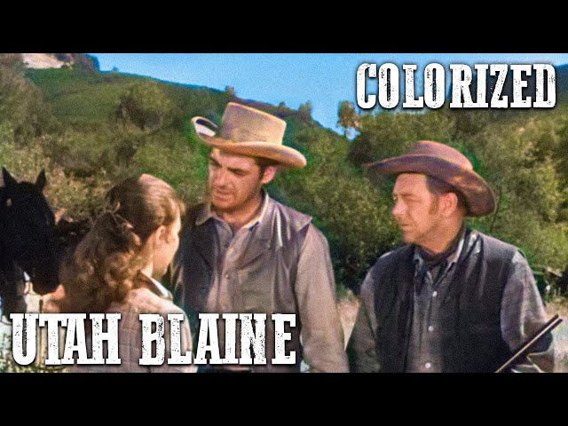 Western Movie | Utah Blaine | COLORIZED | Full Western Movie | Ranch Film | Wild West class=