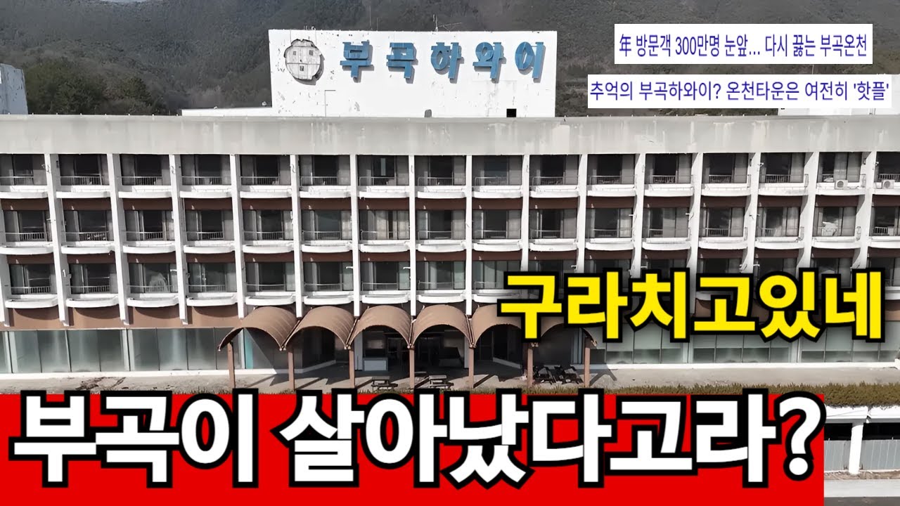 니가가라 부곡하와이! 年 300만 방문객 돌파 진짜가?