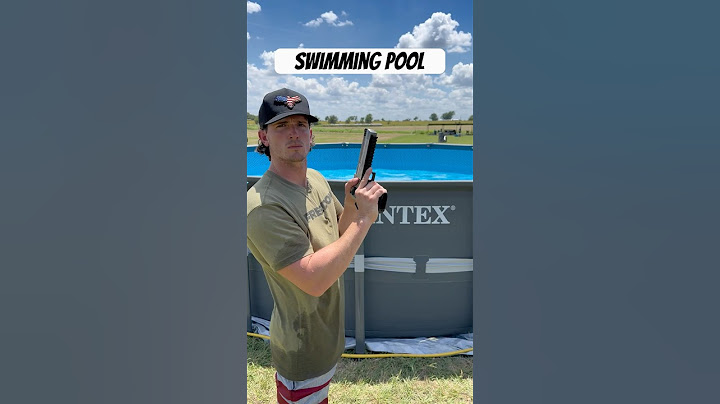 Can a Swimming Pool Stop a 50 Cal Sniper Rifle?