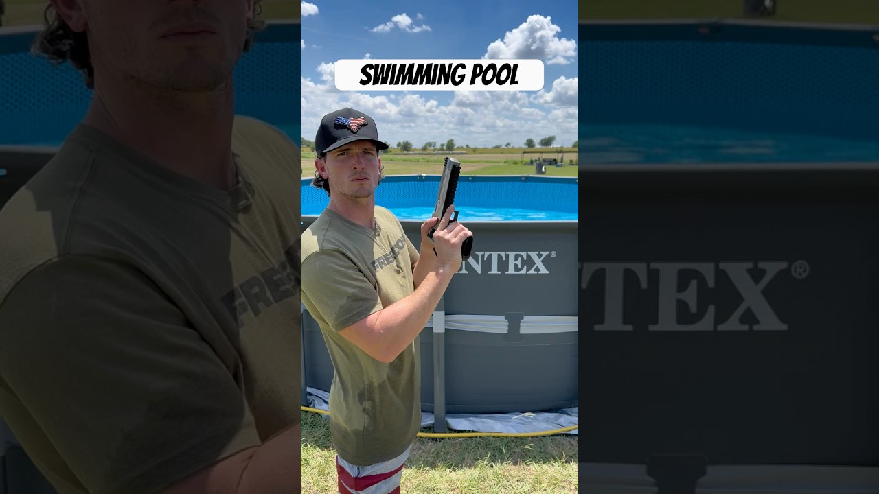 Can a Swimming Pool Stop a 50 Cal Sniper Rifle?