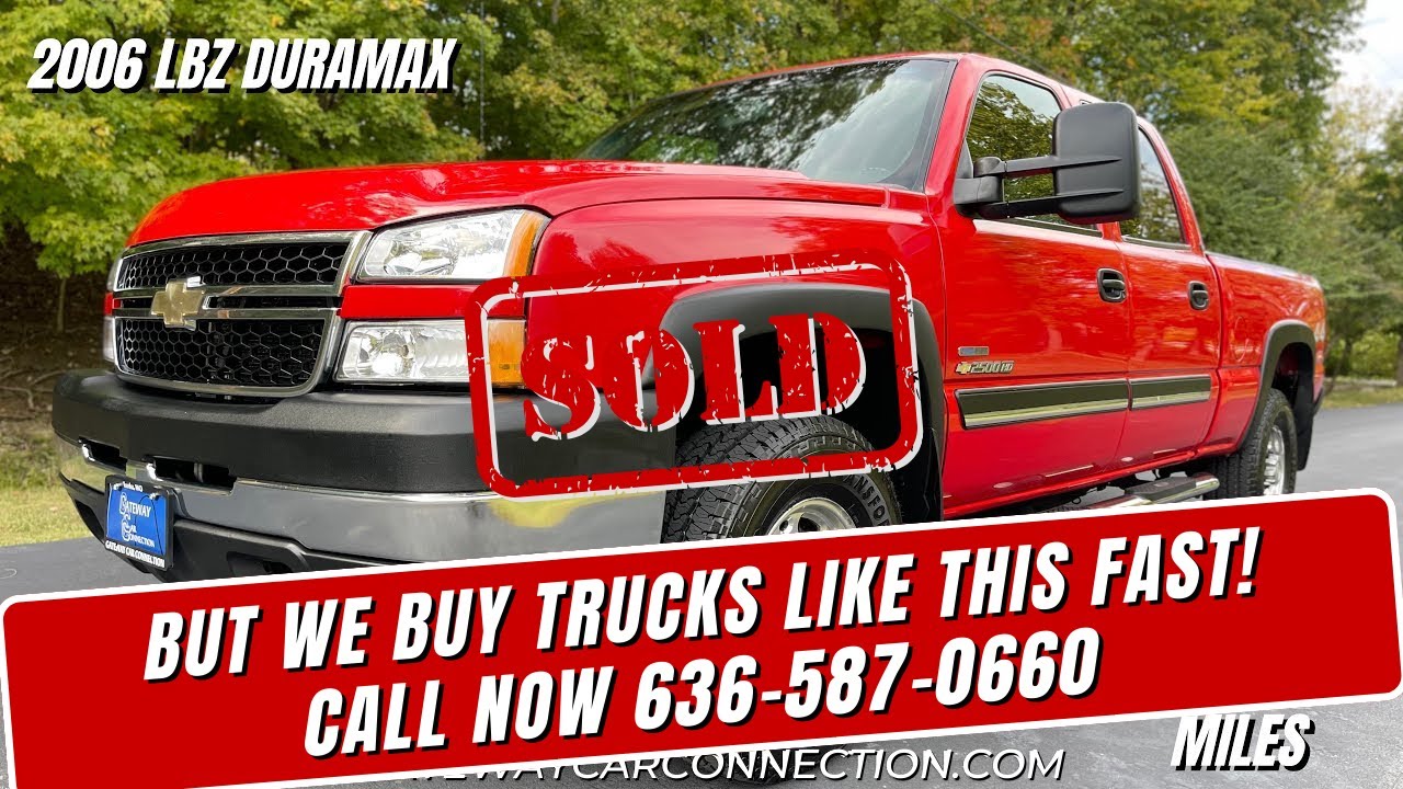 2006 LBZ Duramax 2006 Chevy Silverado 2500hd LBZ Duramax with 85k Miles YouTube