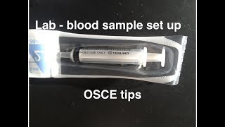 #planetrvn - Lab - blood sample set up