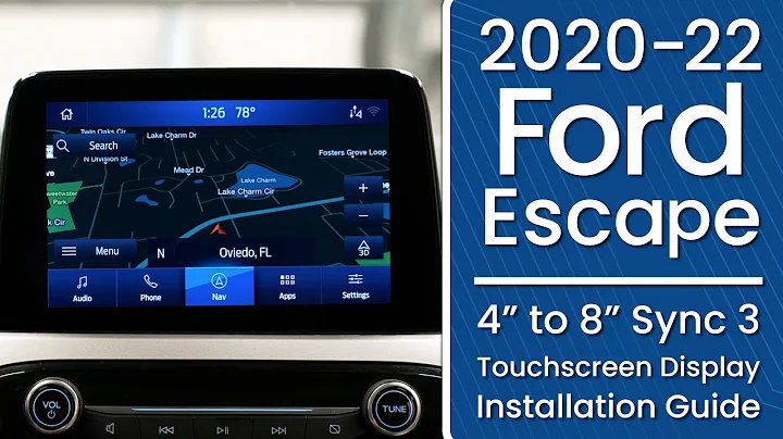 2020-22 Ford Escape 4" to 8" Sync 3 Touchscreen Upgrade Installation Guide - Infotainment.com