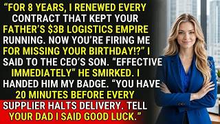 Fired for Missing a Birthday, I Froze a $3B Logistics Empire| #Corporate Chess