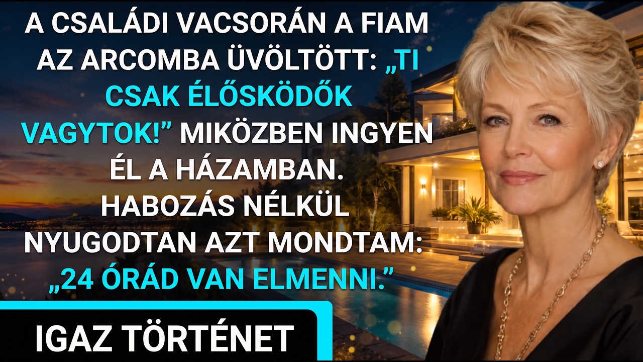 A fiam megalázott a vacsoránál – 24 órával később már kiköltözött...