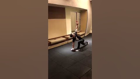 Knee Hug Lunge Elbow to Instep to Rotation - Walking