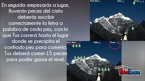 Tutorial del juego tux typing 2