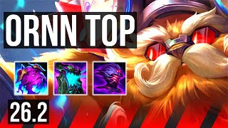 ORNN vs MORDEKAISER (TOP) | Good KDA: 8/1/14, 34K damage | EUW Master | 26.2
