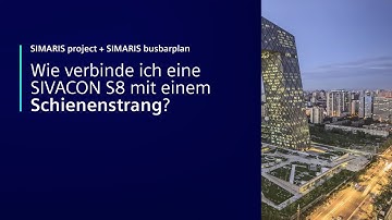 SIMARIS busbarplan | Stromschienenstrang verbinden