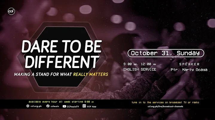Dare To Be Different | Marty Ocaya
