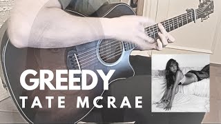 Greedy on one guitar (Tate McRae)