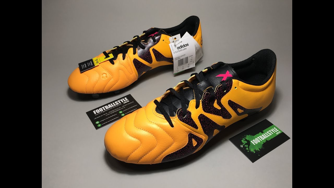 Обзор-распаковка бутсы Adidas X 15.3 FG/AG - S74632 (unboxing).