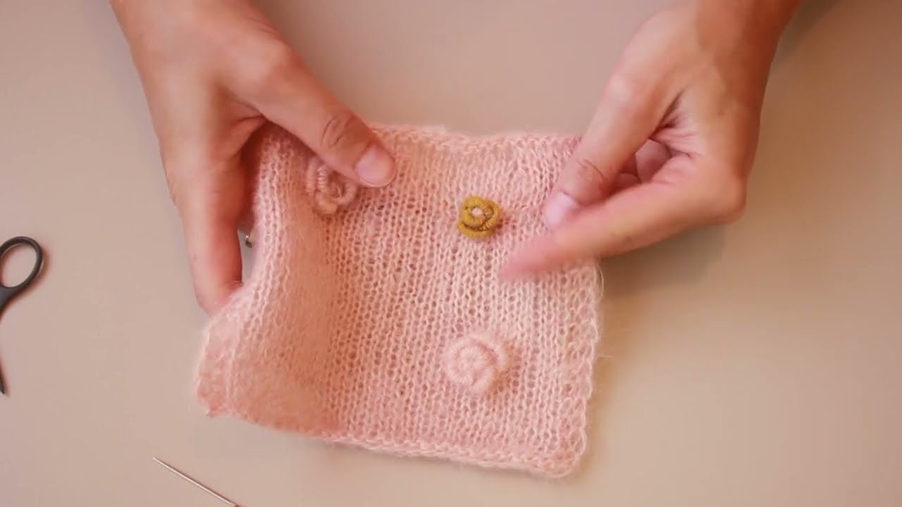 Rose Embroidery with Bullion stitch | Marzena Kołaczek