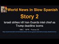 World News in Slow Spanish — Apr 6, 2026 PM | Iran, Donald Trump, Strait of Hormuz