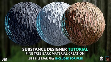 Substance Designer Tutorial - Pine Tree Bark Creation