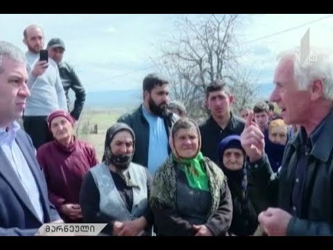 დავით ბაქრაძე მარნეულის რაიონის სოფელ ალგეთის მოსახლეობას შეხვდა