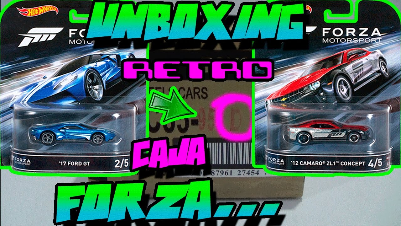 UNBOXING - HOT WHEELS FORZA MOTORSPORT RETRO