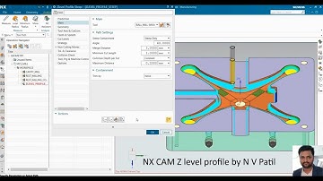 NXCAM session17 Zlevel profile by N V Patil #NXCAM #NX #CNC