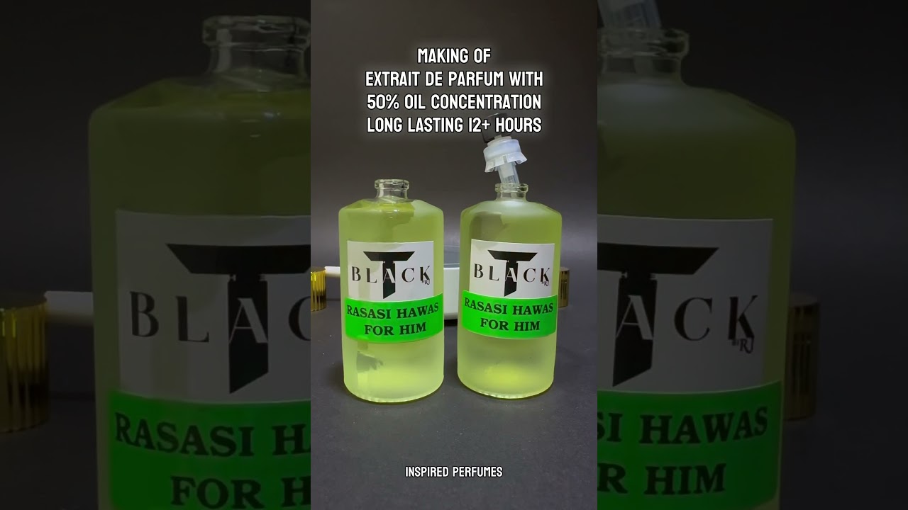 Perfume making perfume recommendations 