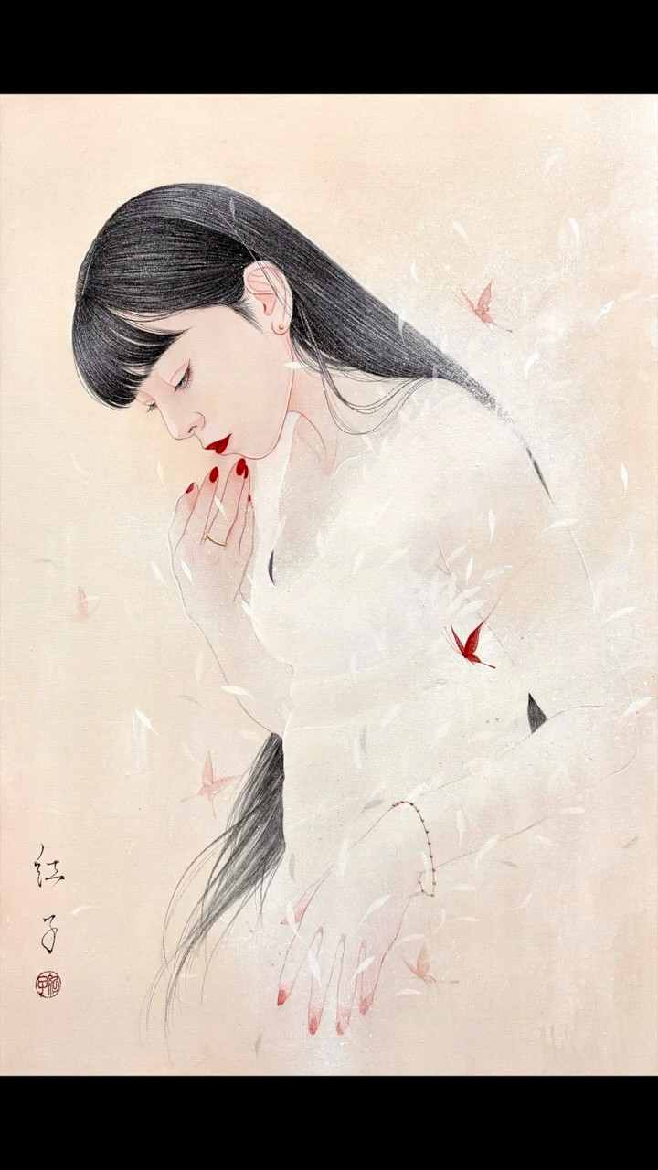 丁子紅子日本画展 - 気配の庭。 - 3/07 ~ 3/14 - - YouTube