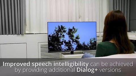 Demo Video: Dialog+ via HbbTV 2