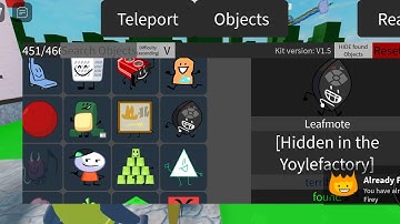 how to get leafmote in find the bfb character