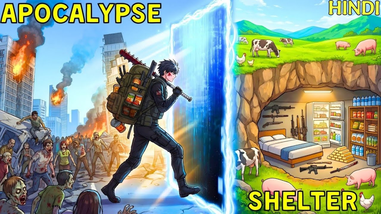 He Builds a Shelter in Another World Before the Apocalypse Begins on Earth! | Manhwa Recap