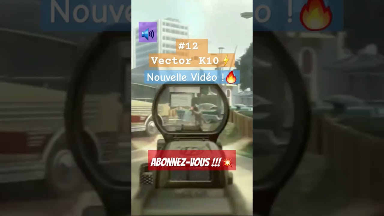 🔥 Gameplay Mitraillettes ⚡[Vector K10] ⏳ 