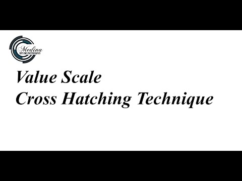 Value Scale: Cross Hatching Technique